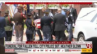 Funeral For Fallen Tell City Police Sgt Heather Glenn