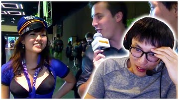 Doublelift Reacts To His Cringe Interview With Officer Caitlyn - Funny LoL Moments