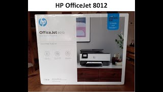 HP OfficeJet 8012 Erstinitialisierung und Inbetriebnahme