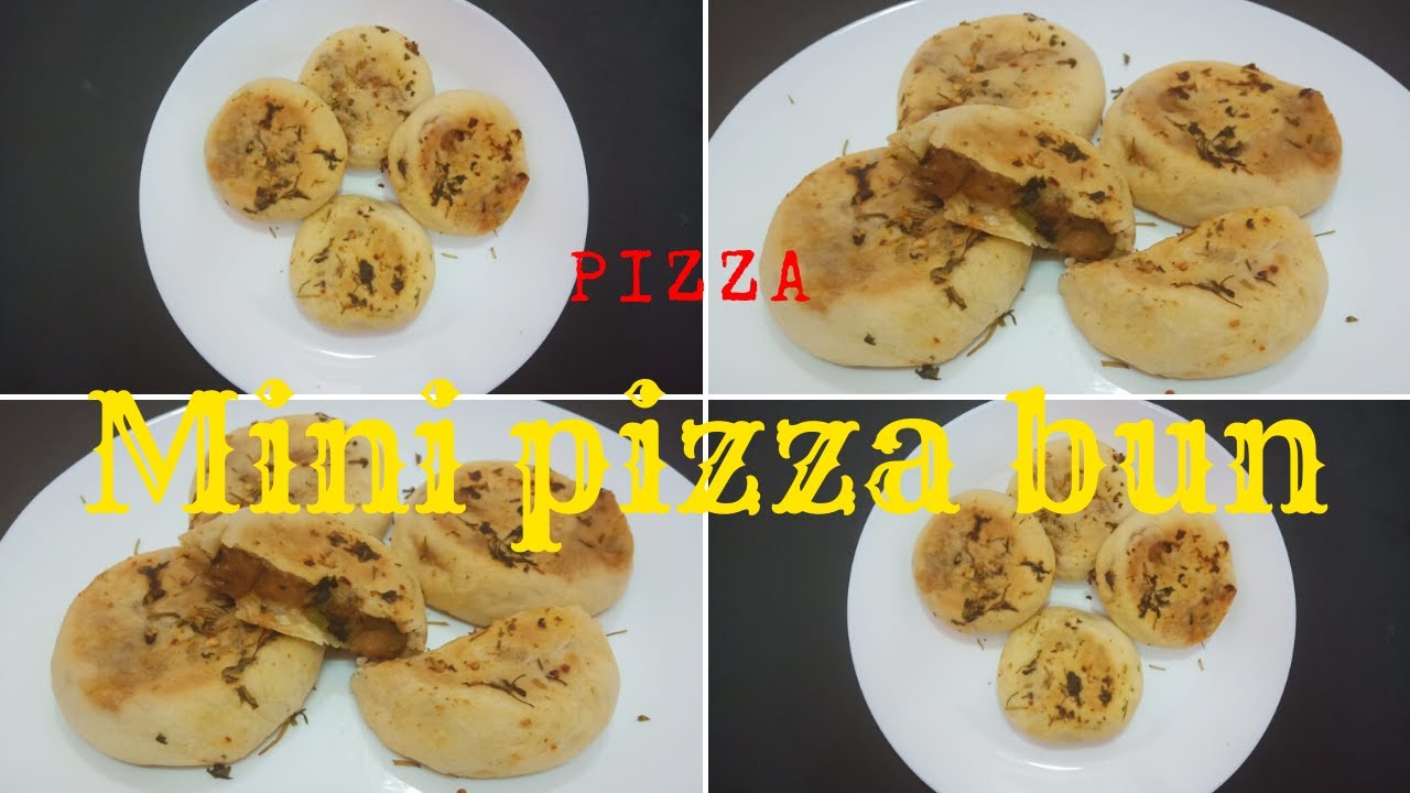 Tasty Mini pizza Bun Recipe/Pizza bun Eggless# 47 - YouTube