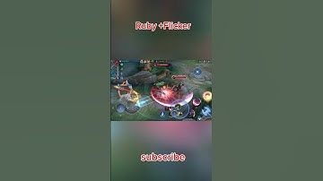 Ruby+Flicker  Dangerous combo #mobilelegends #mlbb #ruby #gaming #mlbbshorts