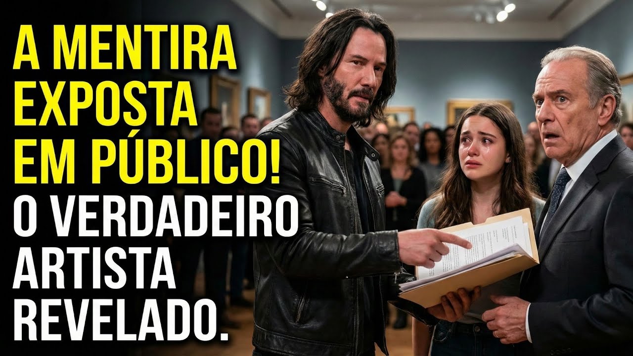 Ela restaurou uma obra-prima. Ele roubou todo o crédito. Até Keanu aparecer.