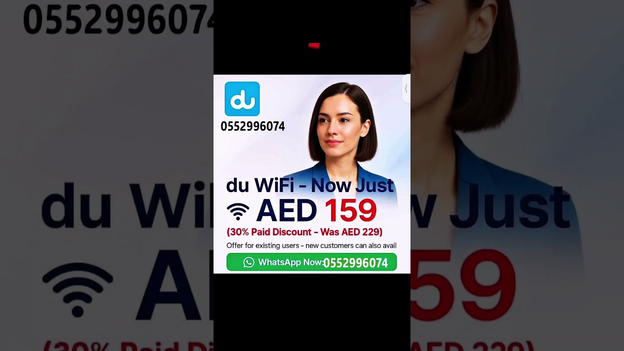 Home Wireless WiFi du Best Internet Service Provider in Dubai 