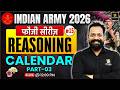 Indian Army 2026 Reasoning | Calendar Part 03 | Foji Series | Harsh Sir
