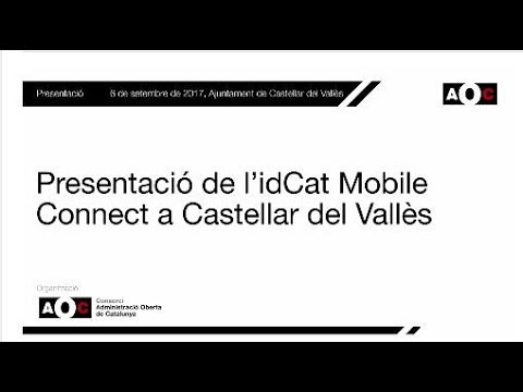  idCAT  Mobile  Connect a l Ajuntament de Castellar del 