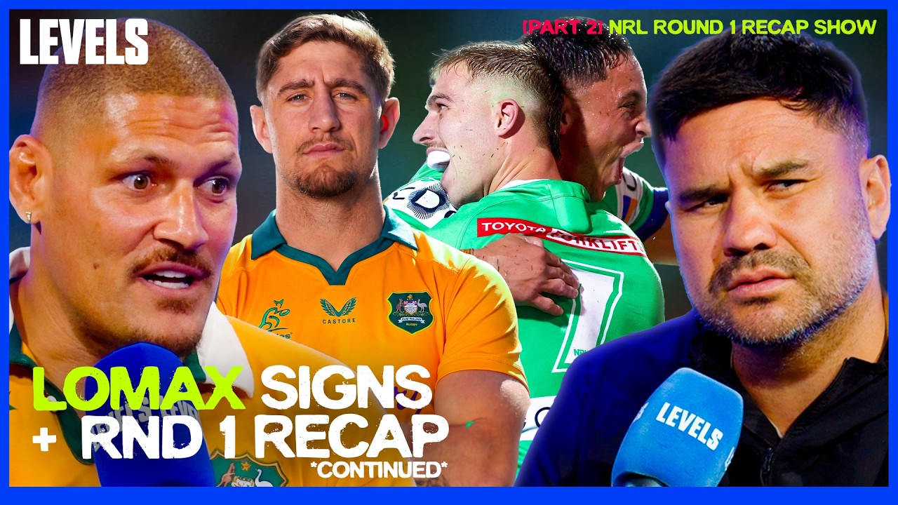 NRL ROUND 1 RECAP PART 2: Lomax to ARU! Sharkies PUMP Titans & Manly vs Canberra THRILLER!