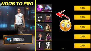 Buying 106000 Diamond To Make Noob Account To Pro Free Fire