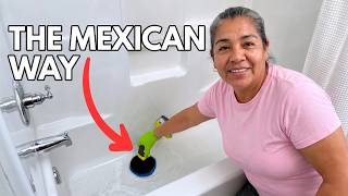 The Best Way to Clean Your Shower & Tub (The Mexican Way) screenshot 3