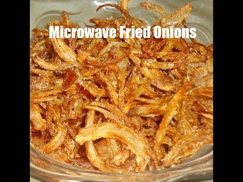 Easy Microwave Fried Onion Strings