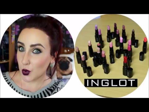 Videó: Inglot Matte Lipstick # 420 felülvizsgálat, Swatches