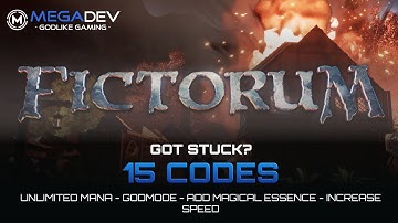 FICTORUM Cheats: Unlimited Mana, Godmode, Increase Speed, ... | Trainer by MegaDev
