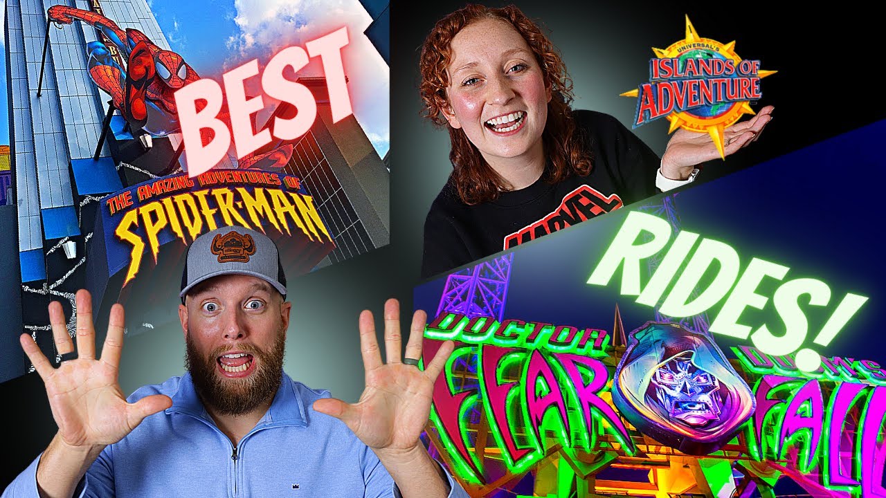 Top 10 Islands Of Adventure Rides Ranked Universal Orlando 2021 YouTube