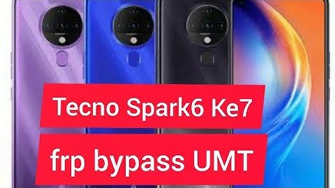 Tecno Spark 6 (KE7) Frp Bypass UMT Android 10 (100%) Working