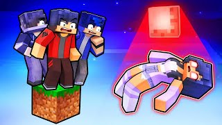 Aphmau! Aphmau is POSSESSED on a ONE BLOCK
