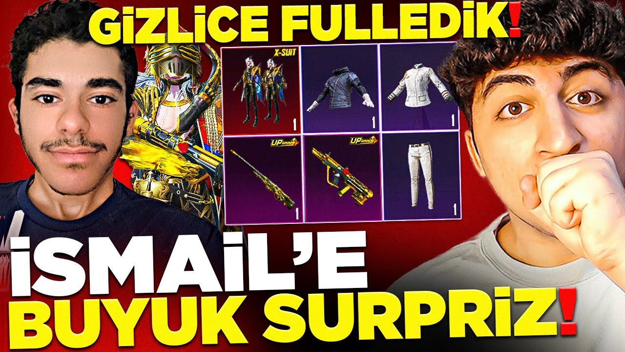 GİZLİCE İSMAİL'İN HESABINA GİRİP 30.000 UC'YE FULLEDİK! | PUBG Mobile
