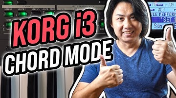 The New CHORD MODE in Korg i3 Music Workstation Keyboard
