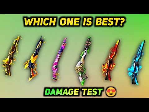 Which One Is The Best M1887 Skin? - M1887 Ability Test All 6 Gun Skin | Free Fire M1887 Best Skin.