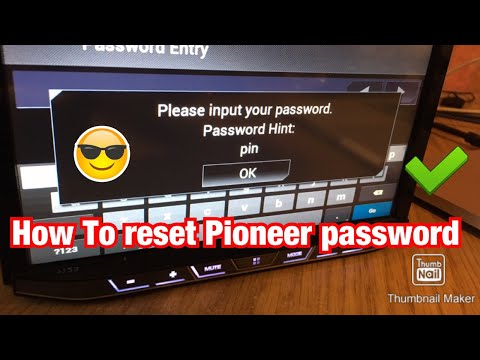 Pioneer Avic Z710dab Avic Z610bt Reset Password Removal Unlock Issue Recovery In Car Technology Gps Security Devices Motors Gruaudor Com
