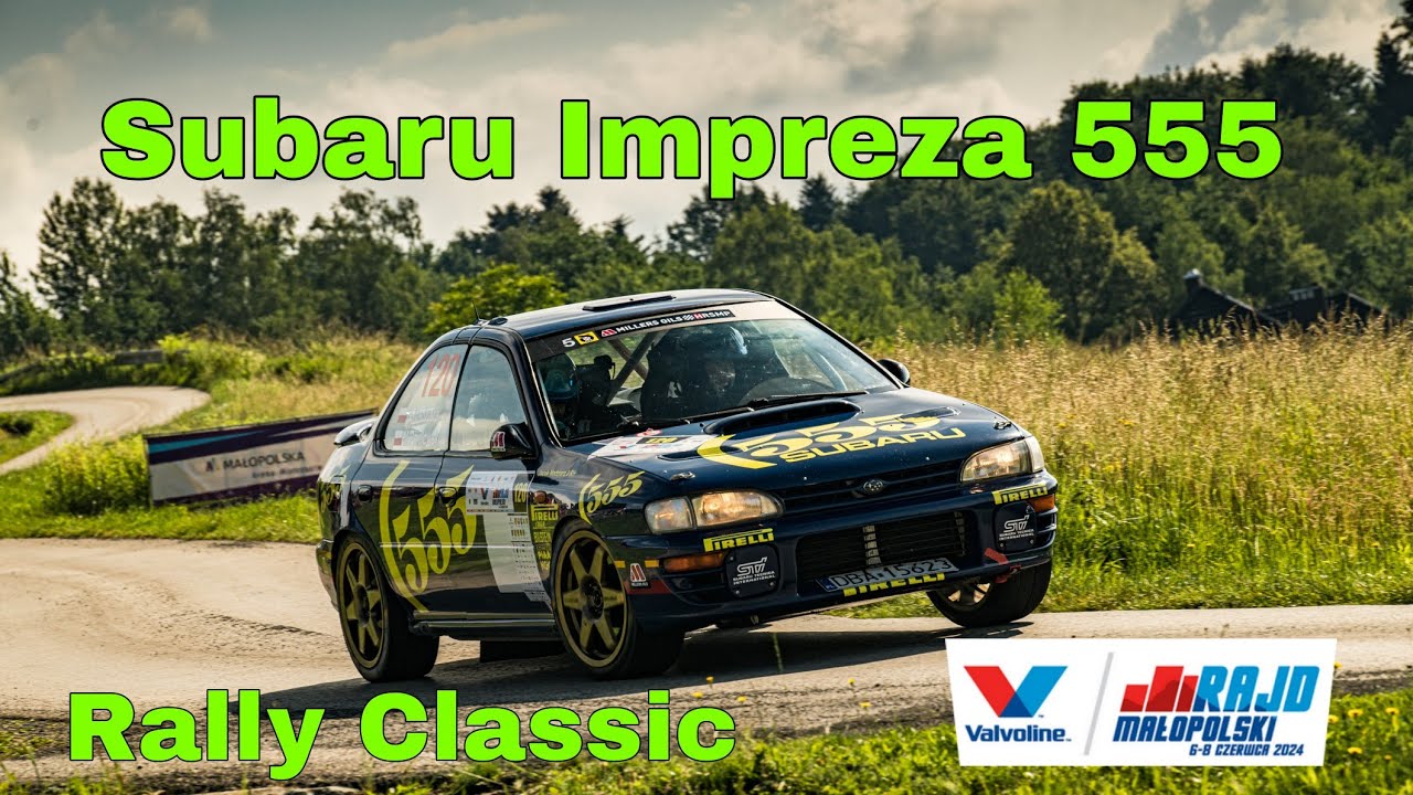this is Rally Subaru Impreza 555 rally classic - YouTube