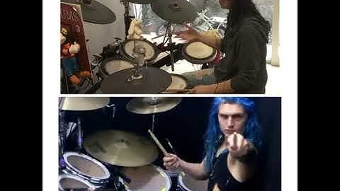 Toxicity @  ( SOAD) drum cover by Erica n Kyle Brian