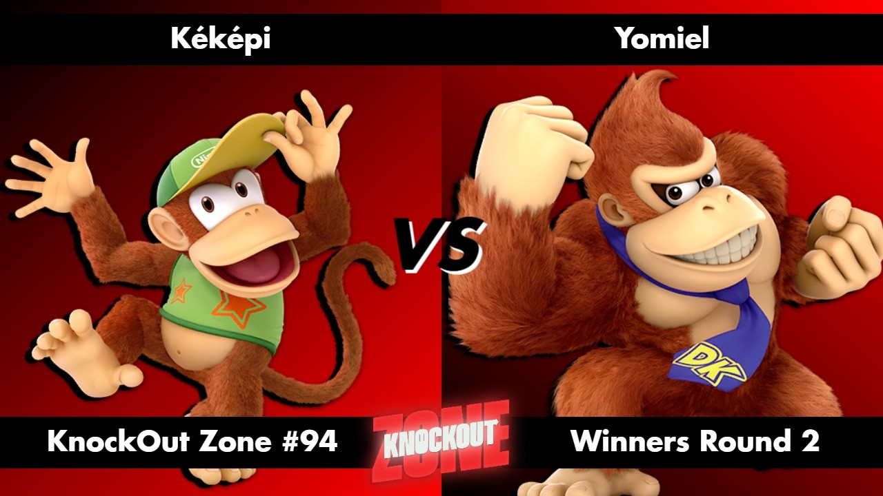 KnockOut Zone #94 - SSBU Winners Round 2 - Kéképi (Diddy Kong) vs Yomiel (Donkey Kong)