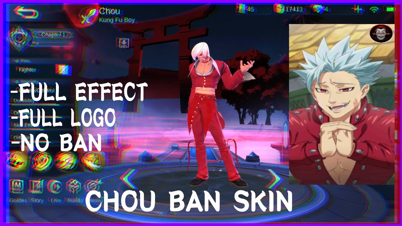 Script Skin Ban Chou Ban Skin Scripts Full Effect + Logo - YouTube