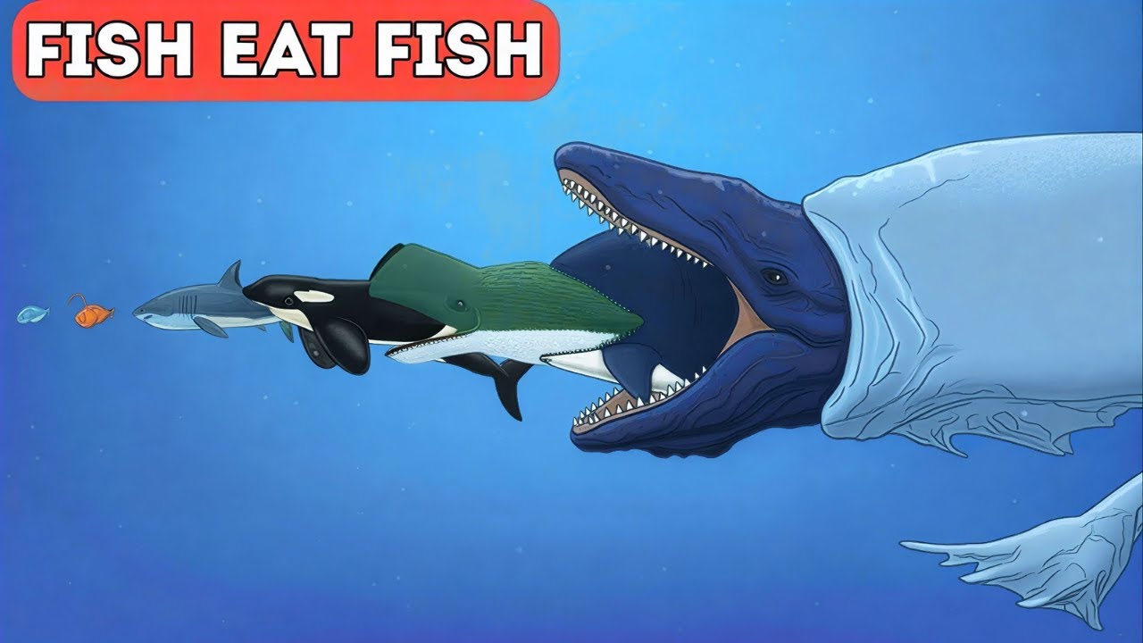 BLOOP vs SEA EATER – Fish Eat Fish in Monster Showdown!