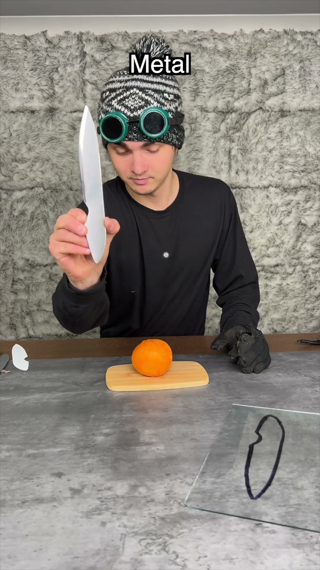 What's the sharpest homemade knife we have?