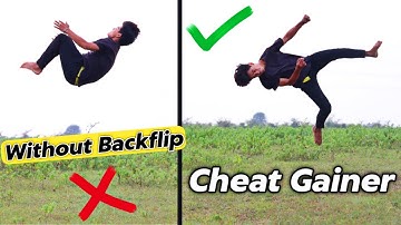 Learn Cheat Gainer without Backflip | Easy way to learn Cheat Gainer | Rajkumar karki