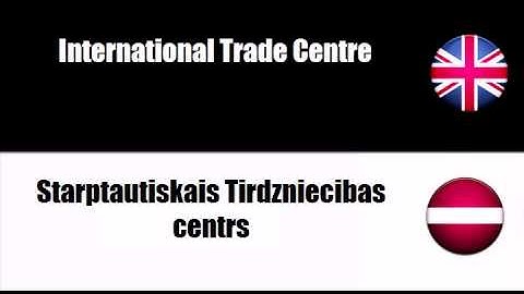 LEARN LATVIAN WORDS - shopping centre