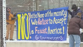 Union leaders, federal workers protest Trump administration layoffs in Cleveland