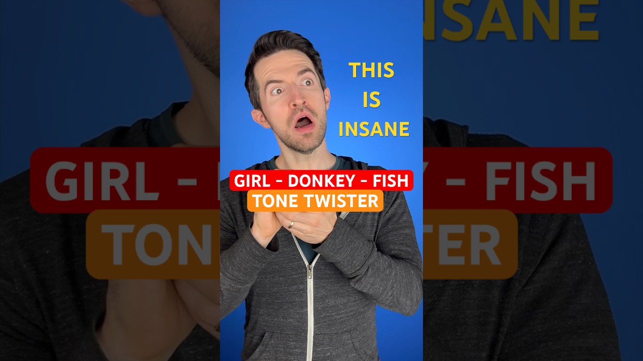 Mandarin Chinese Tone Twister (INSANE)