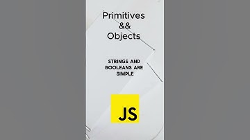 JavaScript Primitives vs. Objects Explained in 60 Seconds! 🚀