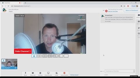 How to add your own avatar picture on Stream yard.
