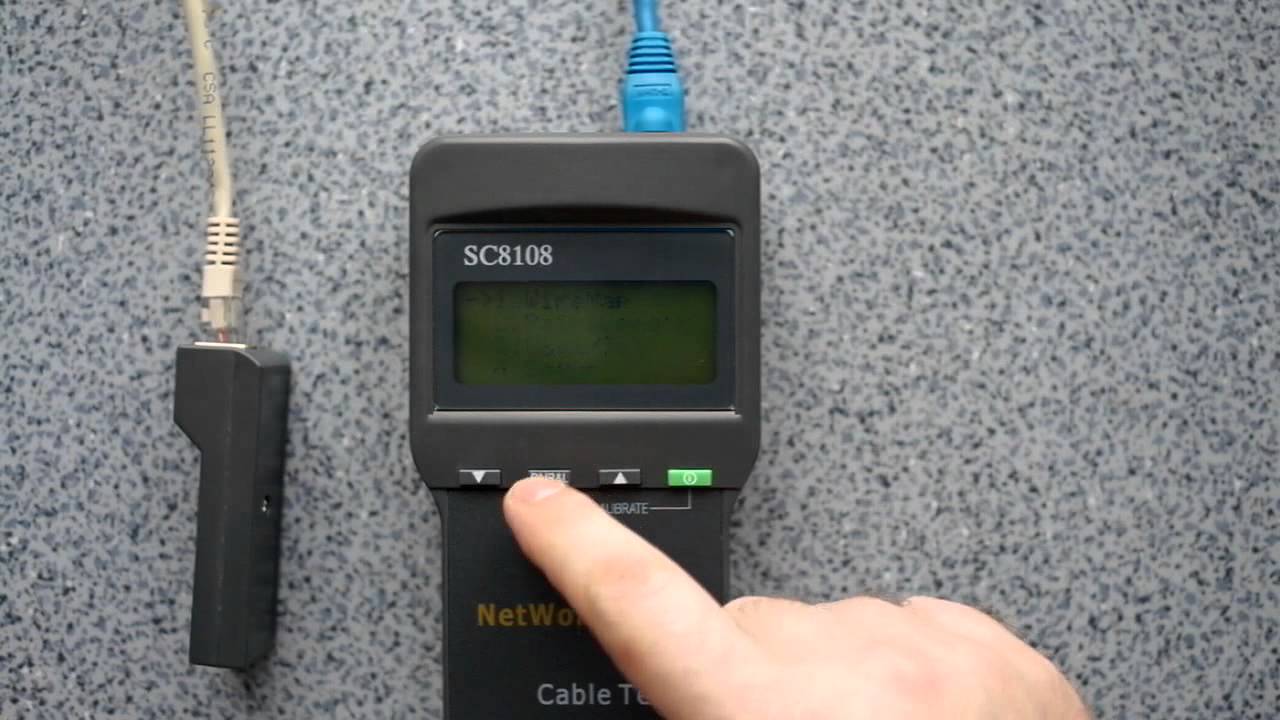 network cable tester sc8108 manual