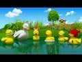 cinco patinhos | five ducklings (Portuguese) - rimas com letras em português