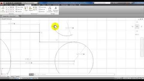 AutoCAD Parametric Tools   Ch 8 Lesson Video 1