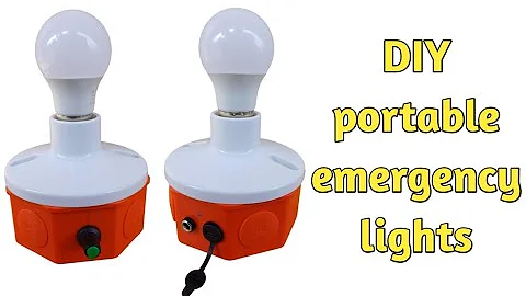 2in1 Solar + Type-C charger DIY Portable Emergency Light | Complete Video tutorial