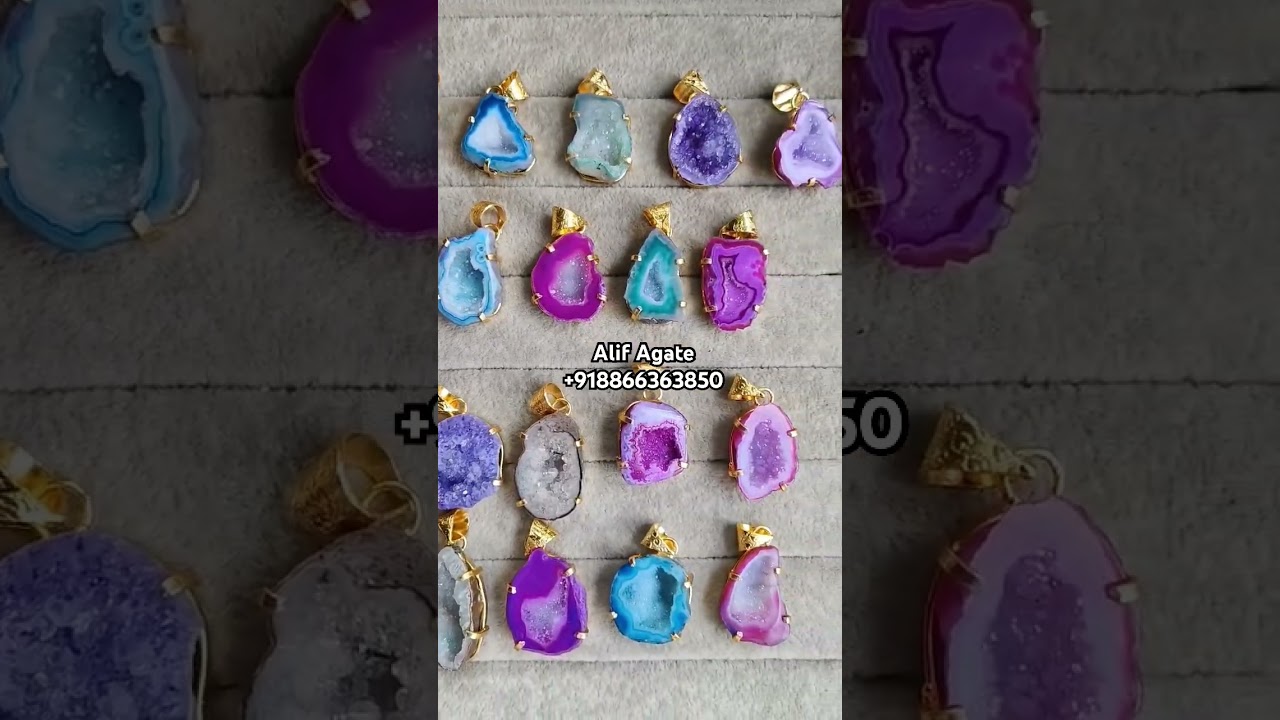 Wholesale Agate Drusy Pendent 🤩 