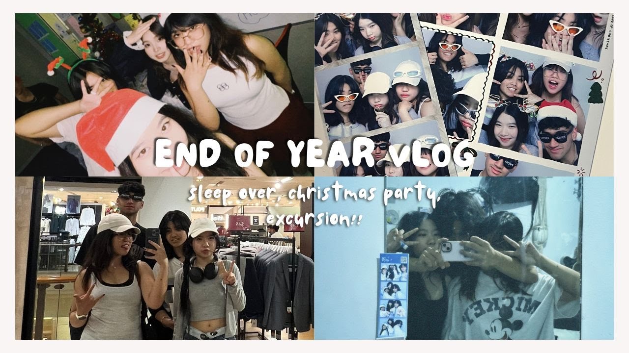 end of the year vlog ✤ (sleep over, christmas party, excursion) | syd 2023