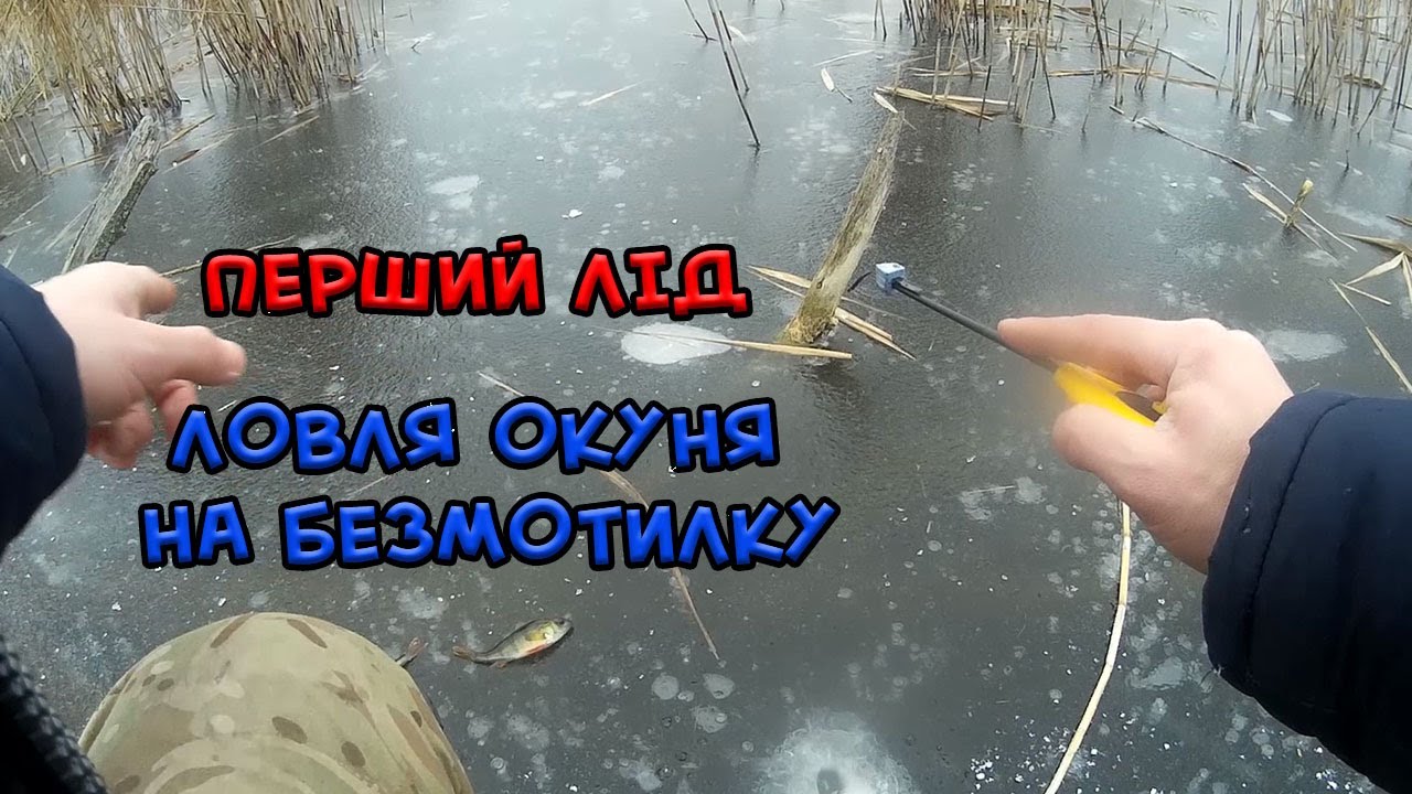 Зимова рибалка на окуня на безмотилку