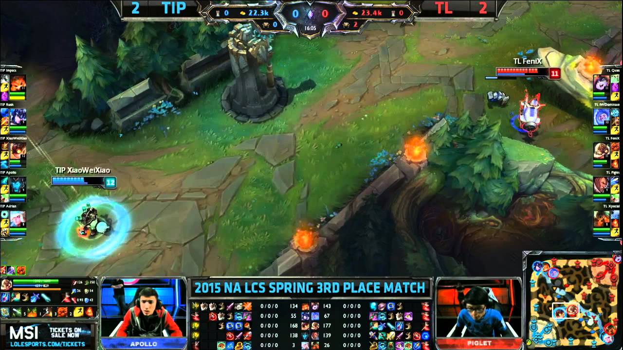 Team Liquid vs Team Impulse - Game 5 - NA LCS 3rd Place Match Spring 2015