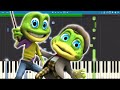 The Crazy Frogs - The Ding Dong Song - Piano Cover Remix - Tutorial