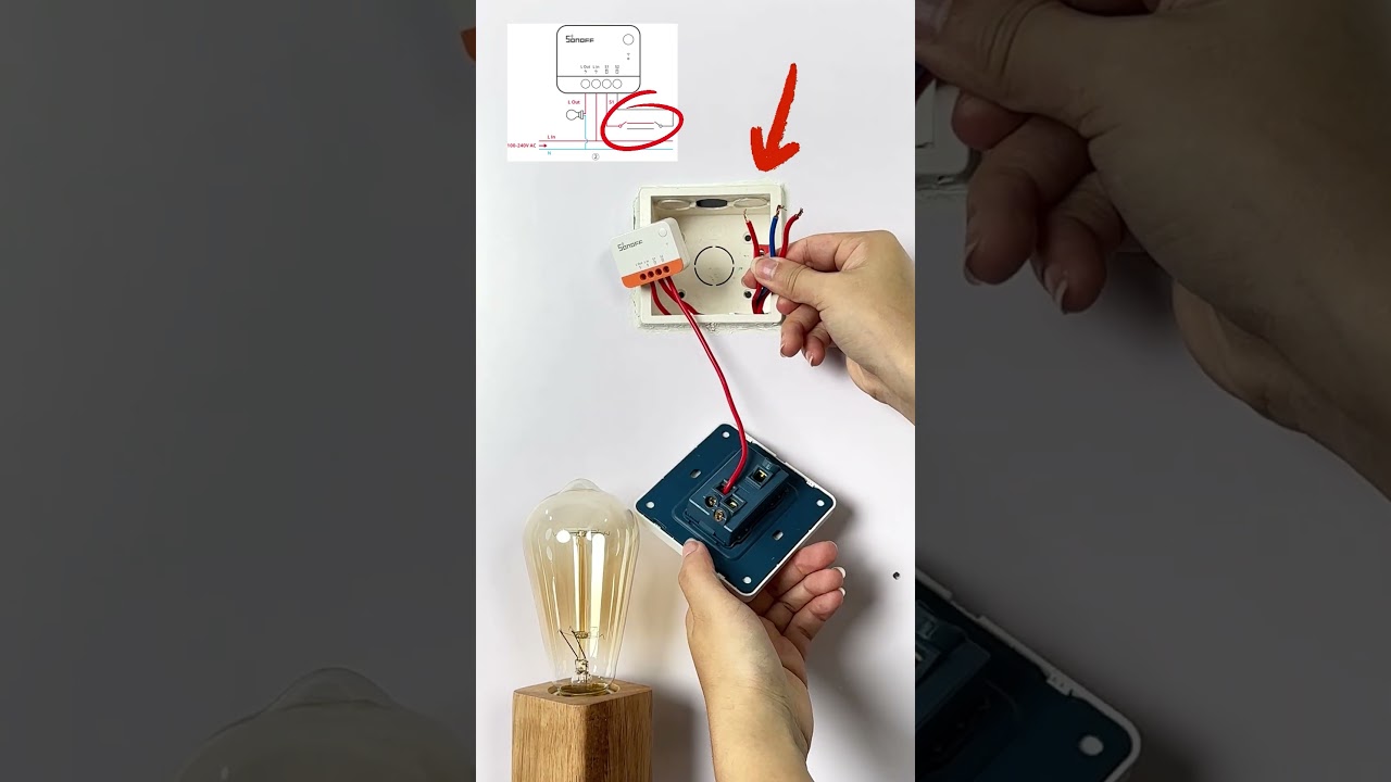 DIY 2-Way Light Switch with a Single Live Wire Breaker ⚡ Check this out!