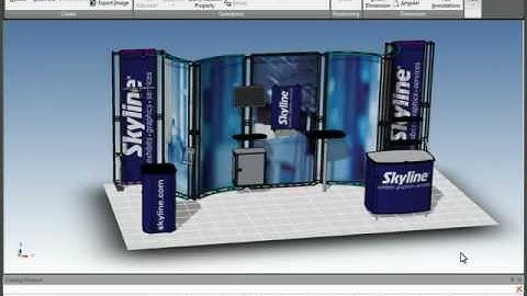Skyline Exhibit SmartAssembly in IRONCAD Compose