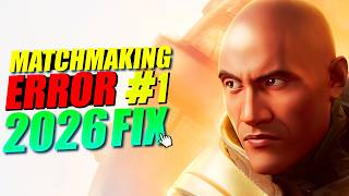 HOW TO FIX MATCHMAKING ERROR 1 in Fortnite 2026
