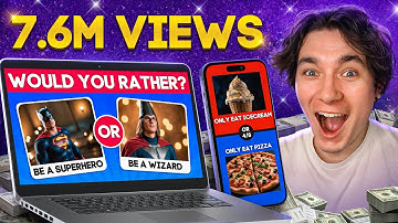 Create Faceless Would You Rather YouTube Videos With AI ($1,000/Day)