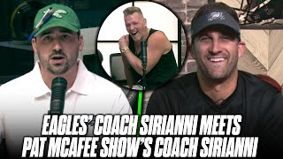 Eagles' Coach Sirianni Responds To Pat McAfee Show's Impression Of Him By Ty Schmit