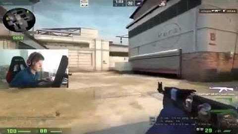 CS׃GO   S1MPLE SICK 1v5 CLUTCH!