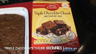 Kids Try Betty Crocker Triple chunks YouTube